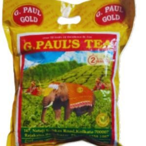 G. PAUL & SONS Tea Tin Caddy Aromatic Darjeeling Tea Leaf and Natural Taste