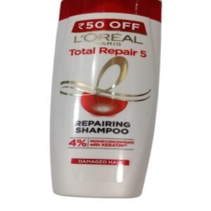 L'Oréal Paris Total Repair 5 Shampoo | Repair Damaged Hair with Keratin | 4% Repair Concentrate | arzao
