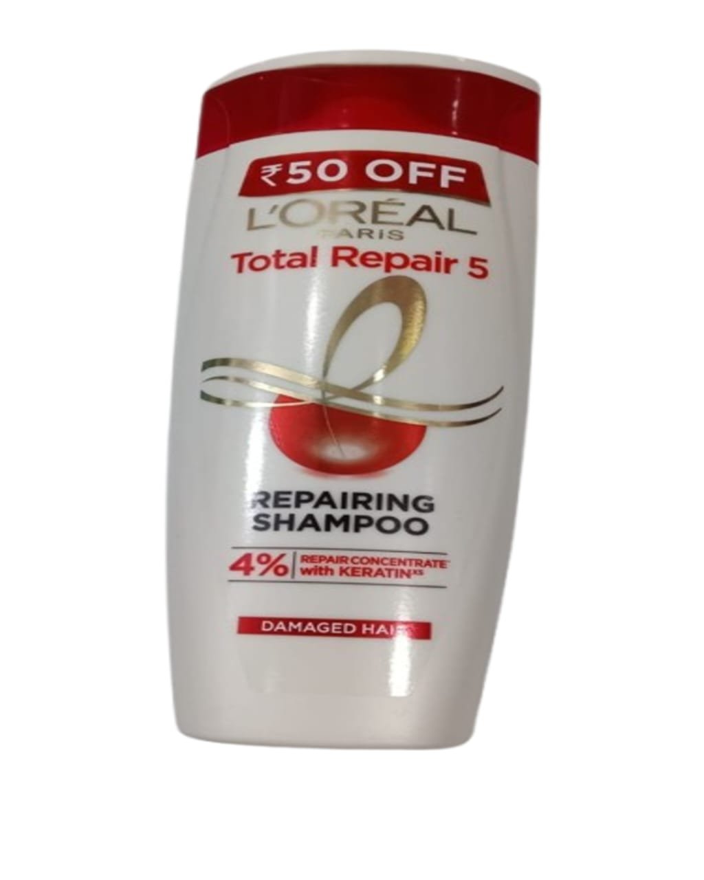 L'Oréal Paris Total Repair 5 Shampoo | Repair Damaged Hair with Keratin | 4% Repair Concentrate | arzao