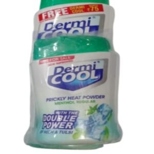 Dermi Cool Prickly Heat Powder – Menthol, Neem & Tulsi | Double Power Cooling | arzao