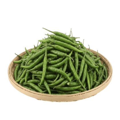 Arzao Fresh Green Chilli – 100% Natural & Spicy | Farm-Fresh Hari Mirch for Cooking